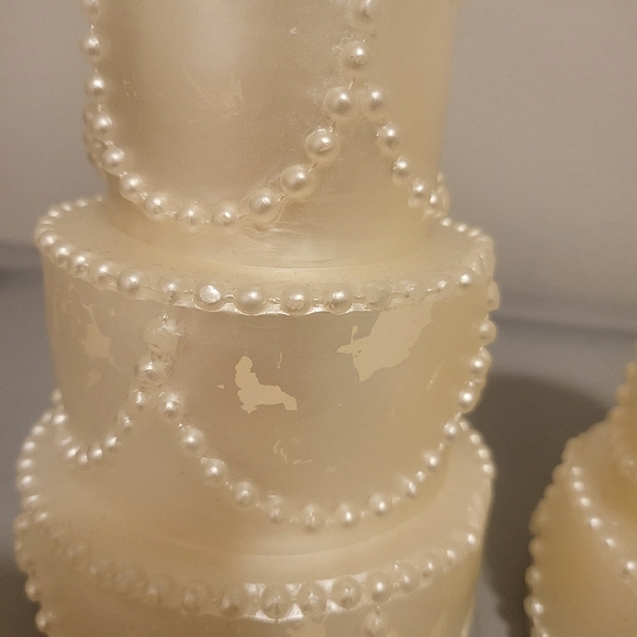 2 wedding candles - Picture 3 of 4